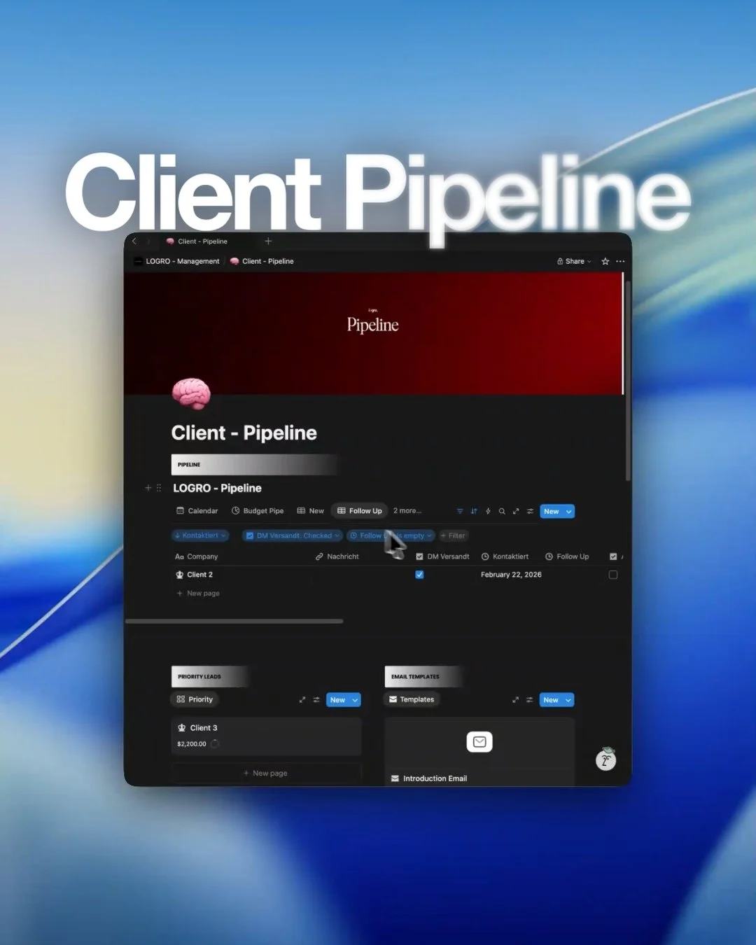 Client Pipeline (Notion System)